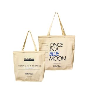 Once In a Blue Moon Tote Bag both side